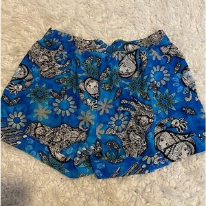 BOLLYDOLL PAJAMA SHORT cotton rayon blend Small elephant